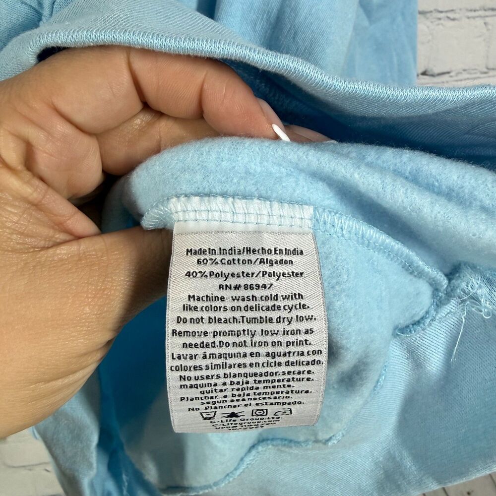 Winnie The Pooh Hoodie Women XL Blue Disney Collectible Run Outdoor Berry Sweet - Picture 11 of 11